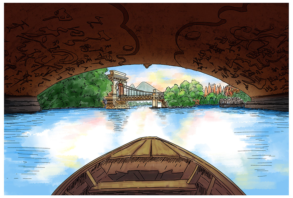 一组桂林风景明信片