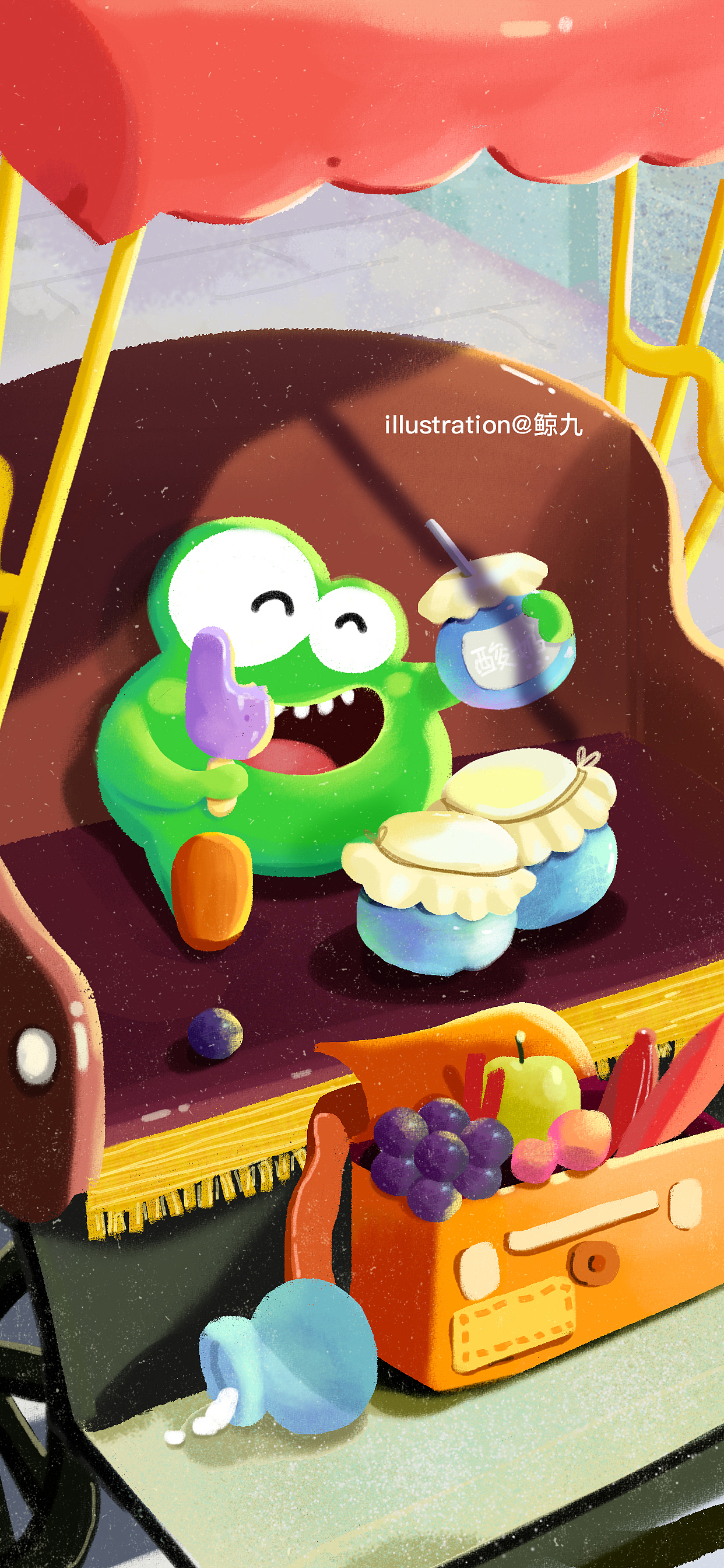 儿插插画（图ZMTczMzE1MzYw） - 绘本 - 站酷设计师鲸九YITONG原创素材 - 站酷ZCOOL
