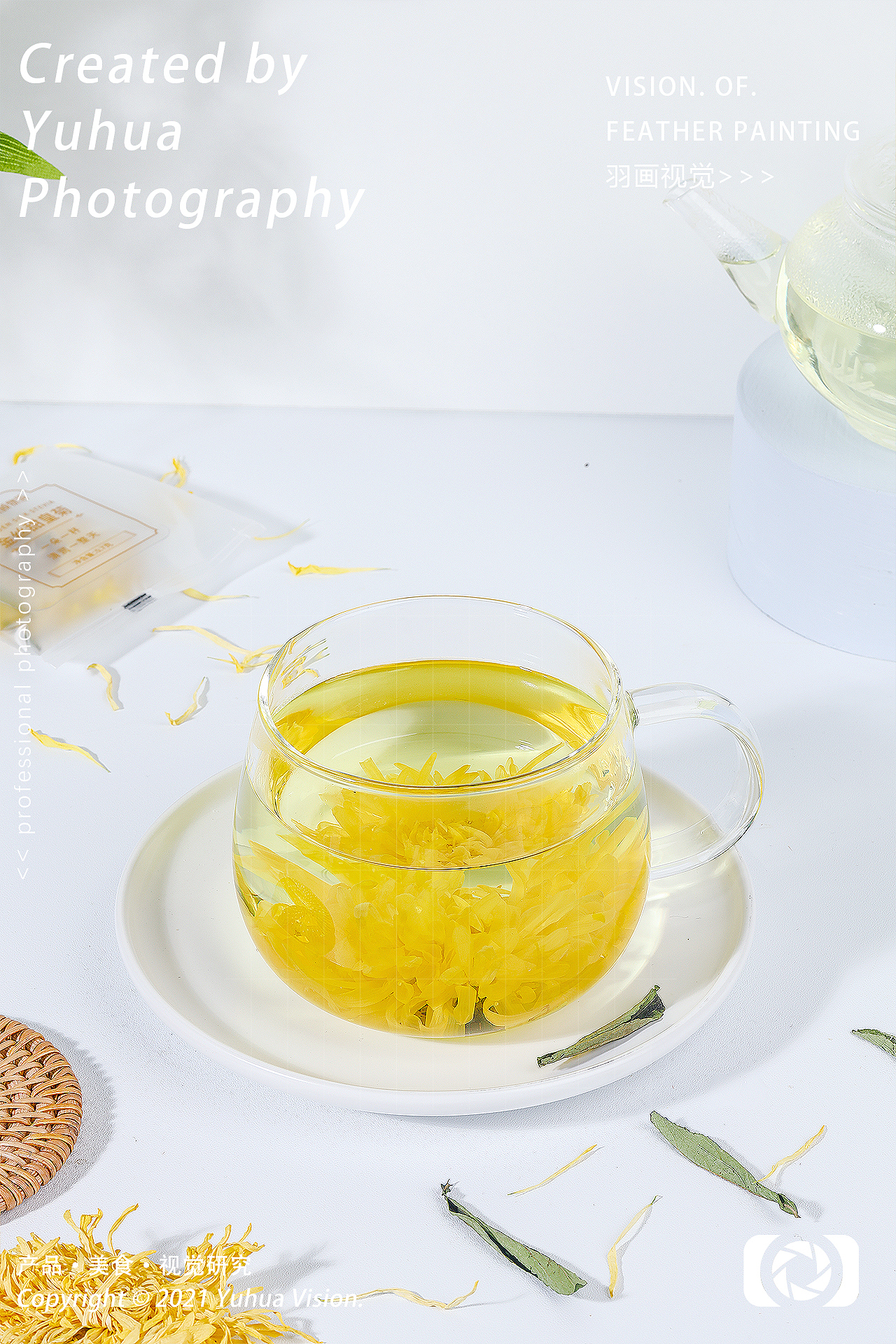 金丝皇菊花茶胎菊贡菊金银花祛火茶黄菊养生茶水花草茶（图ZMjU5NzIxMzIw） - 产品摄影 - 站酷设计师YUHUA羽画原创素材 - 站酷ZCOOL