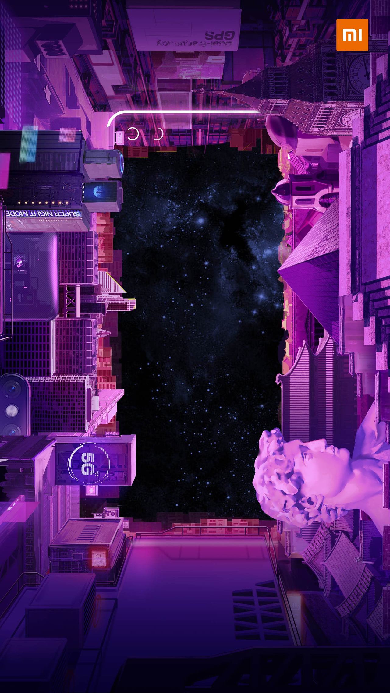 小米MIX3手机主视觉海报- 一面科技一面艺术|平面|海报|四十二天 - 原创作品 - 站酷 (ZCOOL)