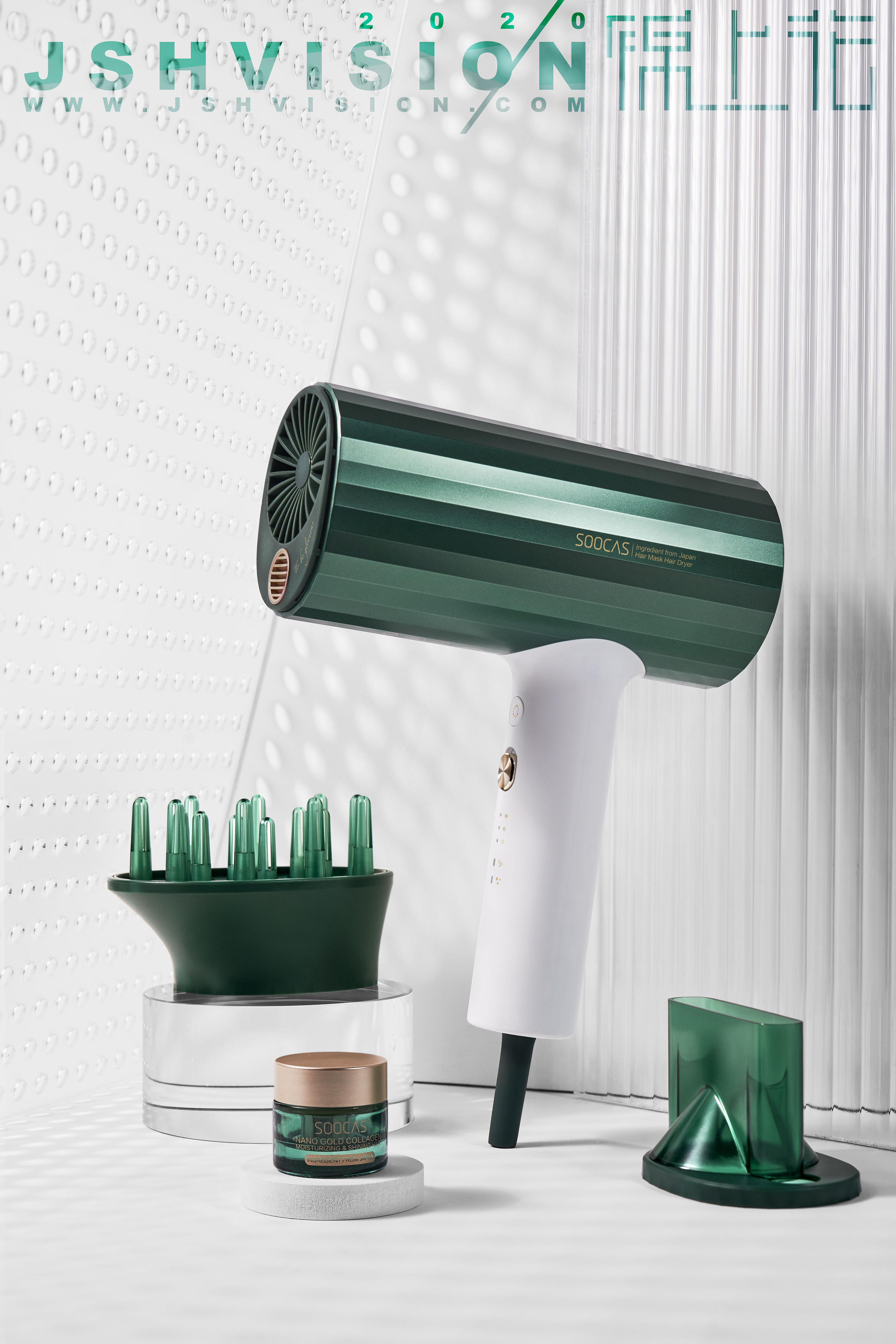 素士发膜风筒海报拍摄