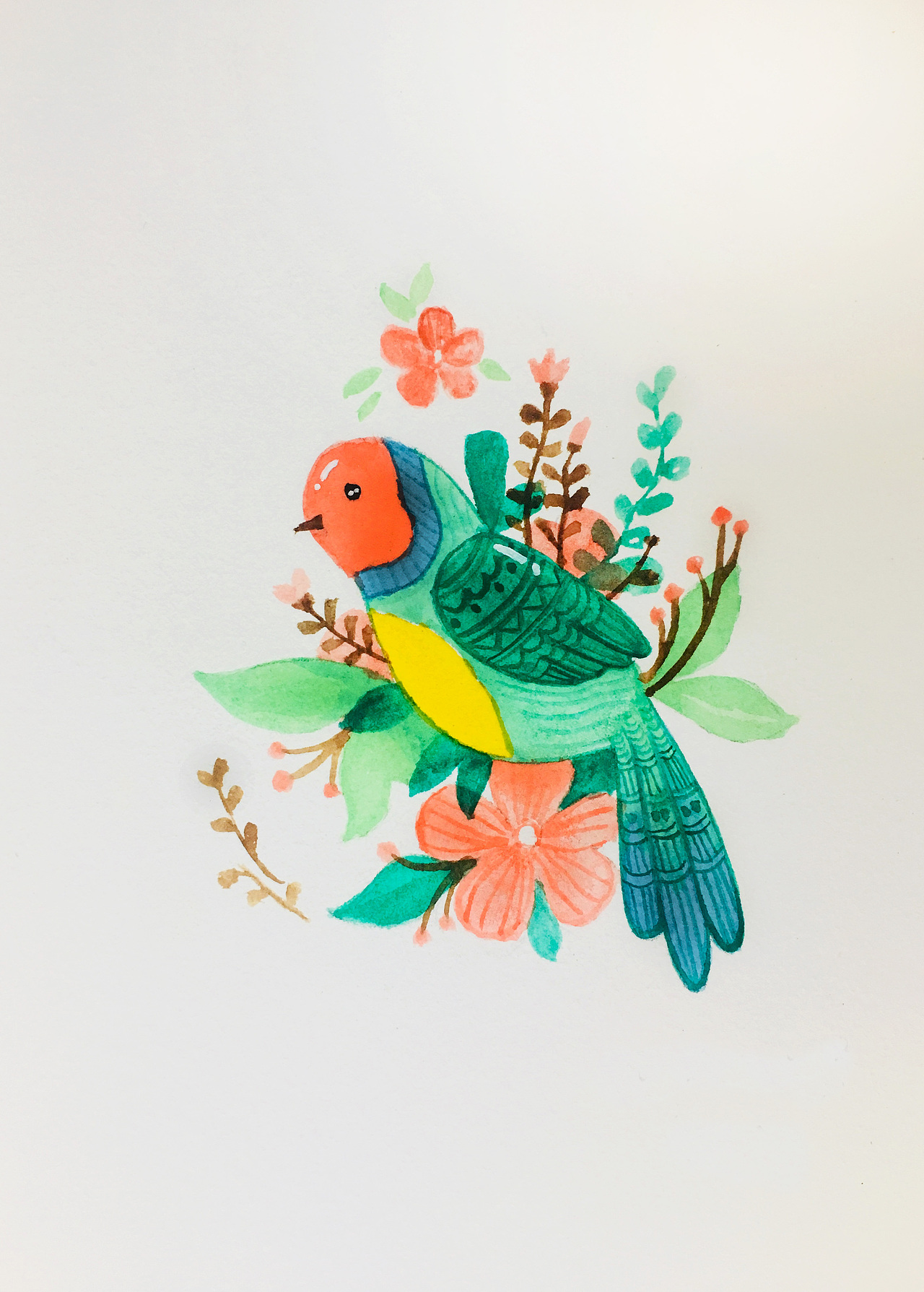 水彩小画练习（图ZMTMyNzM0OTYw） - 创作习作 - 站酷设计师豆小诗原创素材 - 站酷ZCOOL