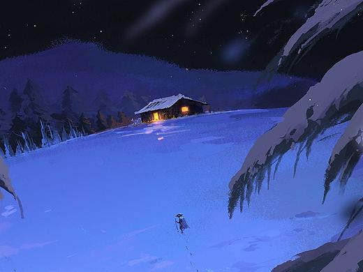 风雪夜归人