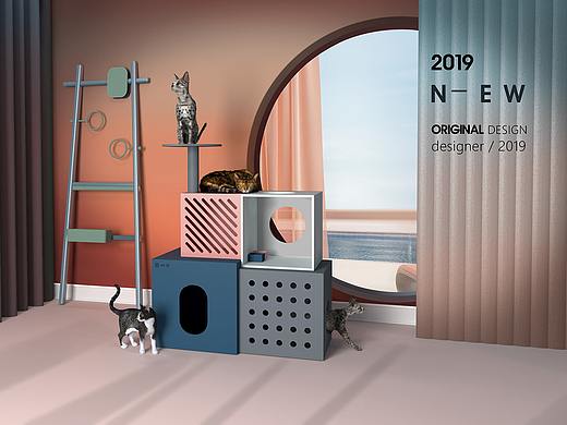 MIUU CAT-INET咪有多功能组合猫柜