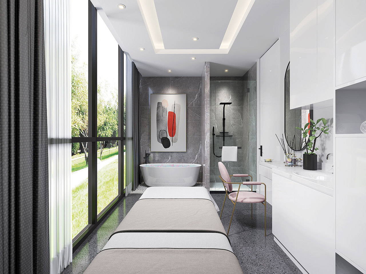 美容院（图ZMjM4ODA1MTQ0） - 家装设计 - 站酷设计师潇落13225818589原创素材 - 站酷ZCOOL