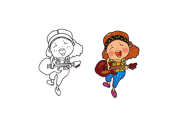 小人物（圖ZNDU4ODI4MTY=） - 商業(yè)插畫 - 站酷設(shè)計師MiyaS彌雅原創(chuàng)素材 - 站酷ZCOOL