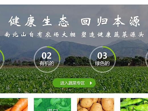 一款生鲜类网站设计