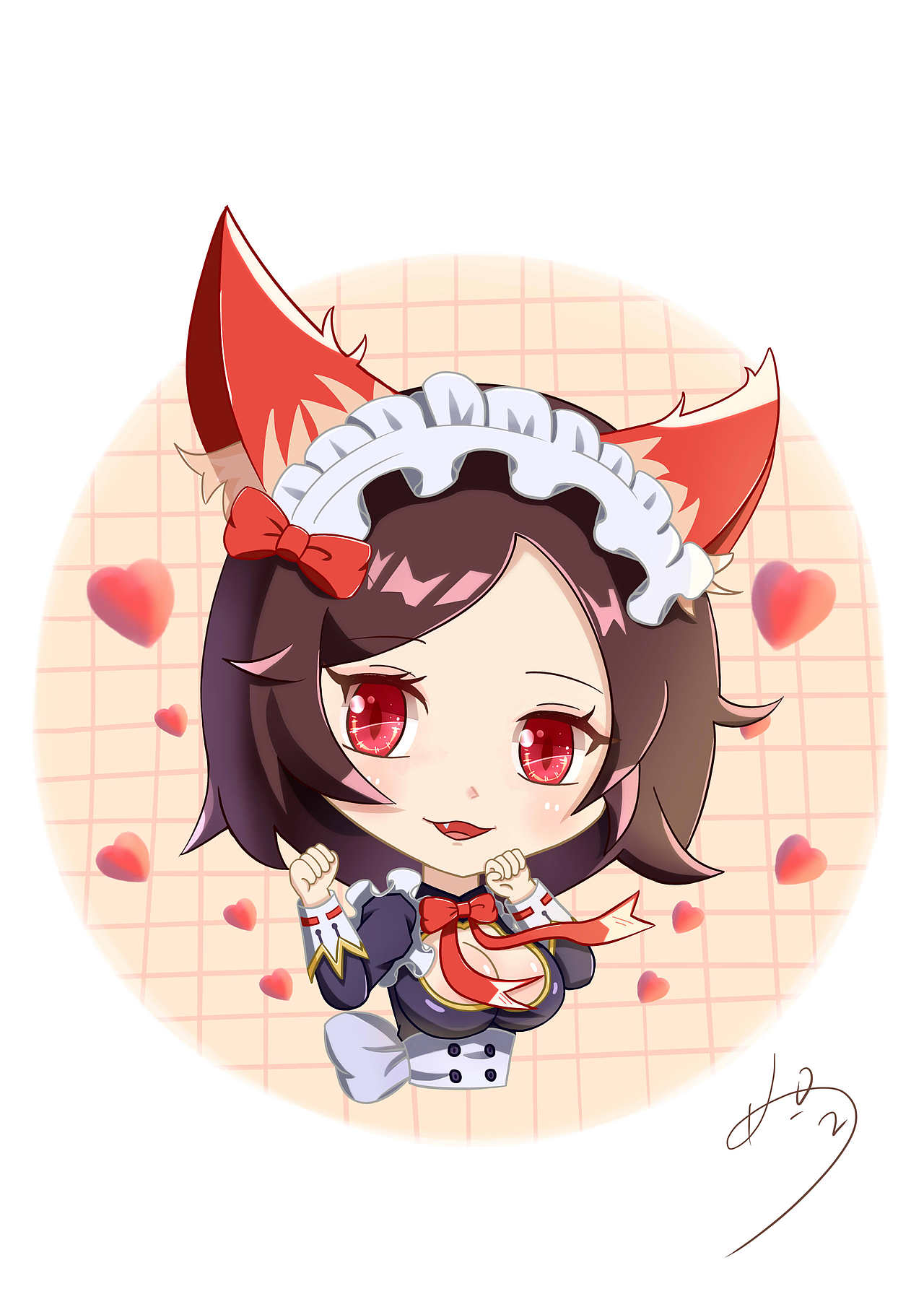 分享标签王者荣耀粉色同人妲己可爱作品信息创作时间2018/09/15一些