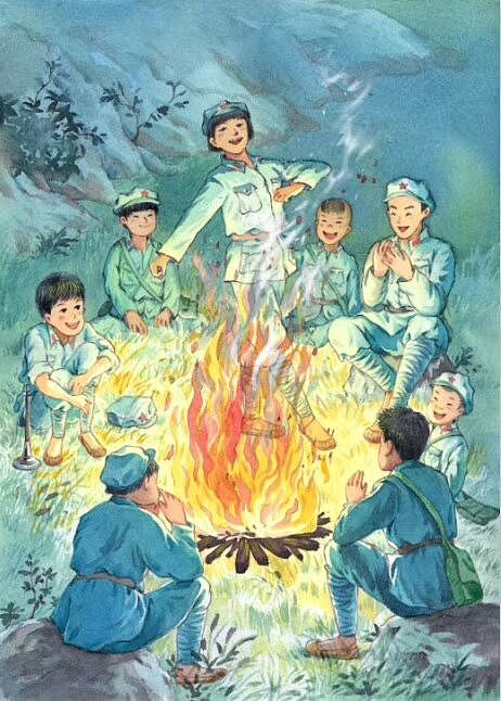 红色革命系列水彩插画（已出版）（图ZMjU4NDA2MTc2） - 儿童插画 - 站酷设计师影可洛夫斯基原创素材 - 站酷ZCOOL