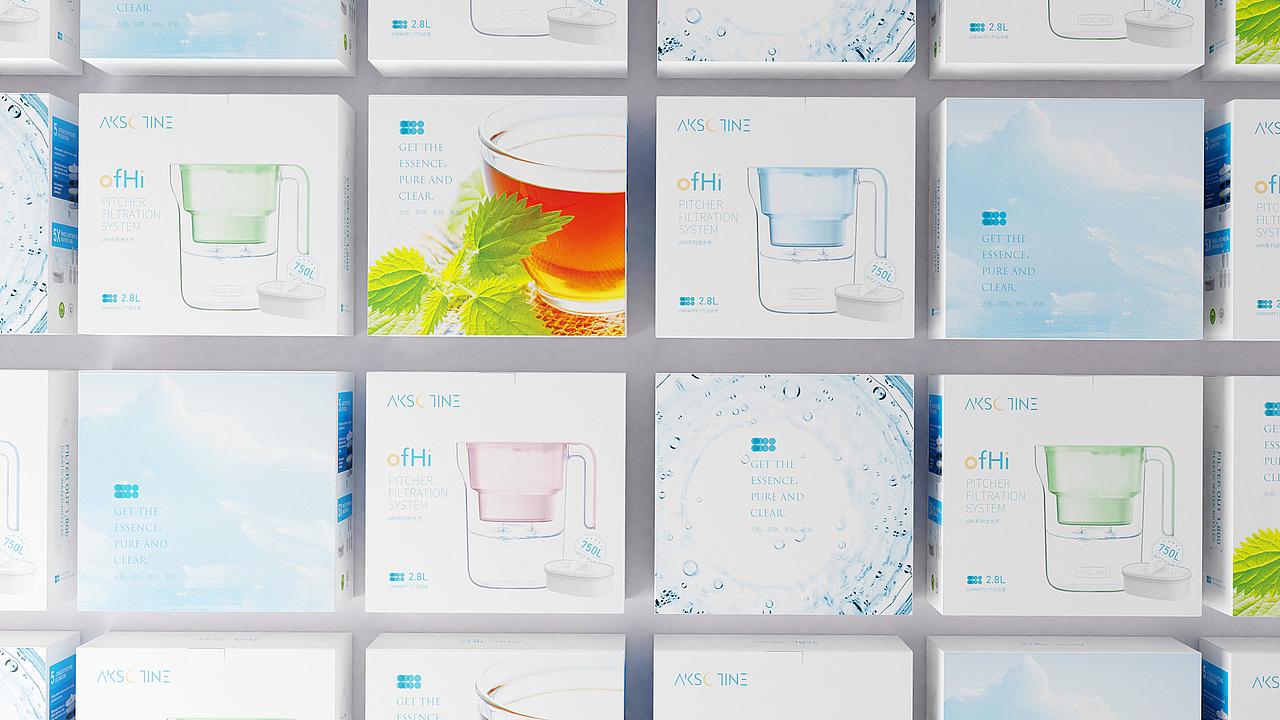 滤水壶包装设计 | 净水壶 Pitcher Filtration System