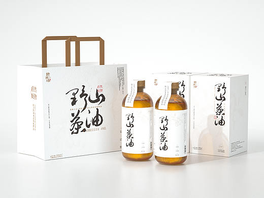 包装设计-野山茶油包装视觉设计
