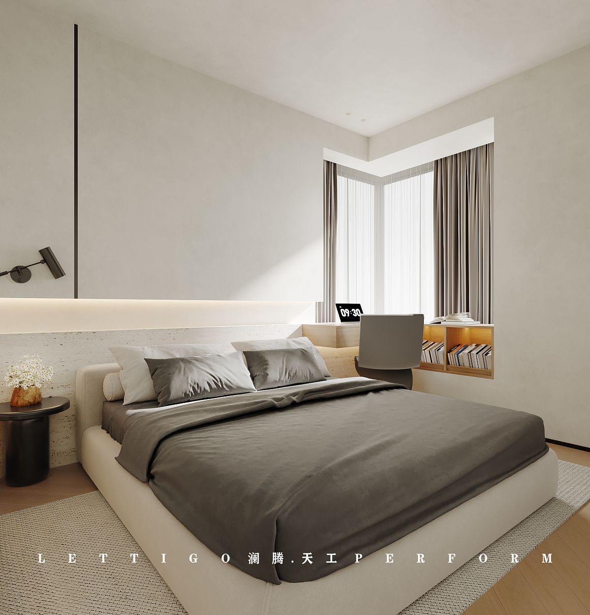 现代简约温馨暖色系奶油风家装（图ZMzYzMzgzODA0） - 家装设计 - 站酷设计师DesignerZtt186原创素材 - 站酷ZCOOL