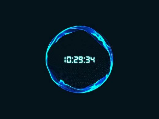 仪表盘中心动画设计