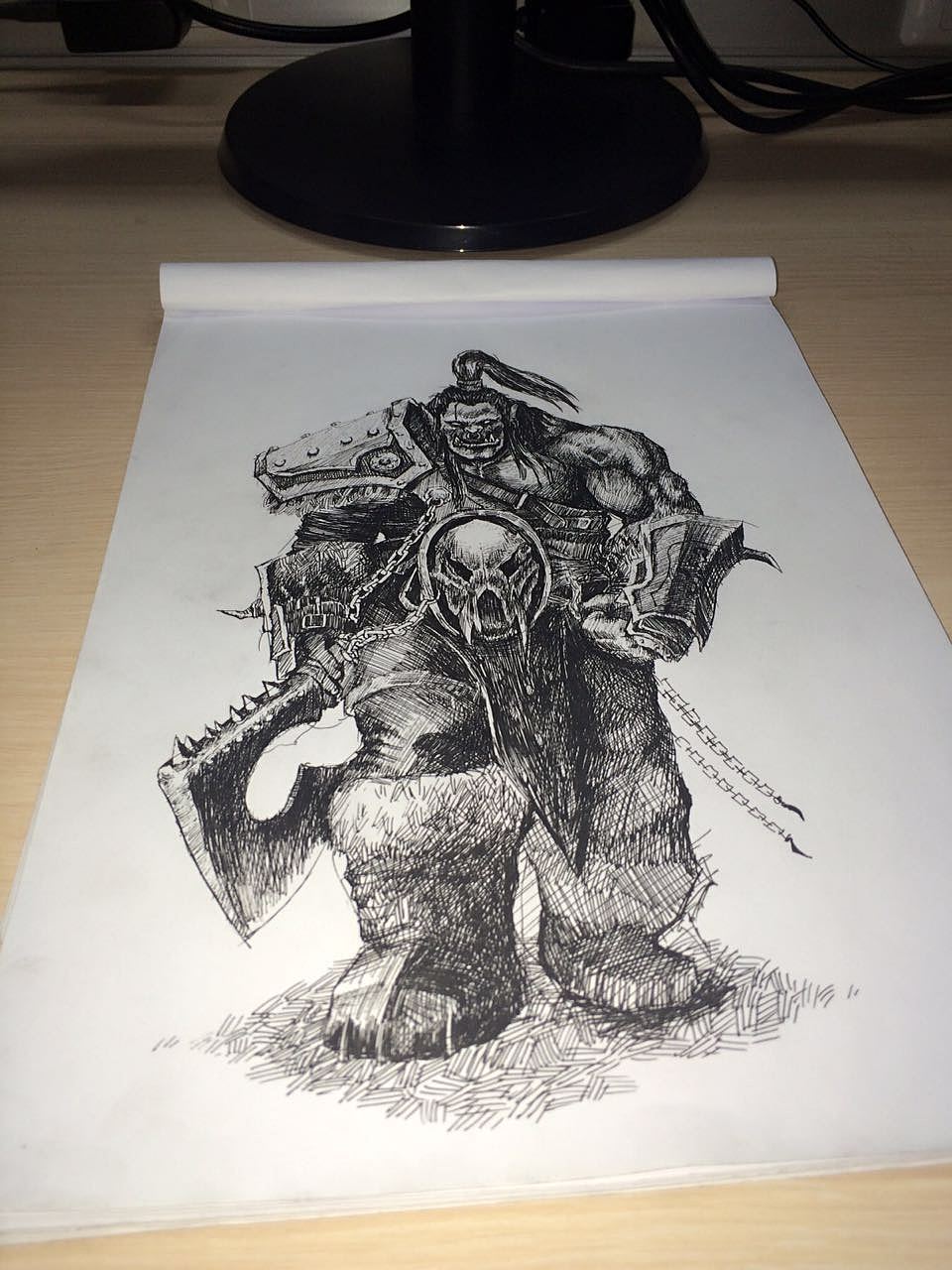 为了部落 魔兽世界 地狱咆哮 兽族 手绘 - 原创作品 - 站酷(zcool)