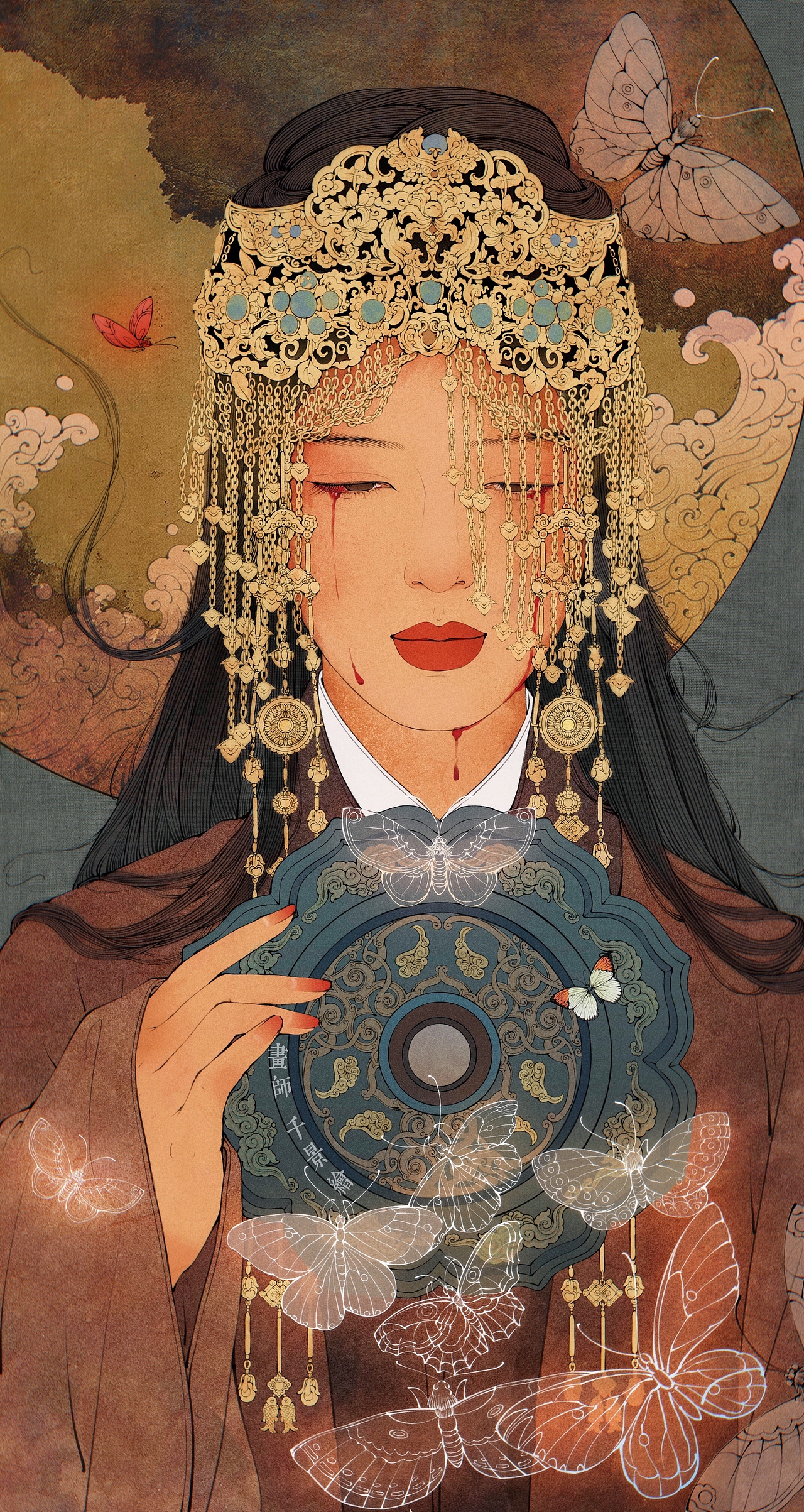 2021年的古风作品合集。（图ZMjgxNDQ0MzUy） - 商业插画 - 站酷设计师千景绘studio原创素材 - 站酷ZCOOL