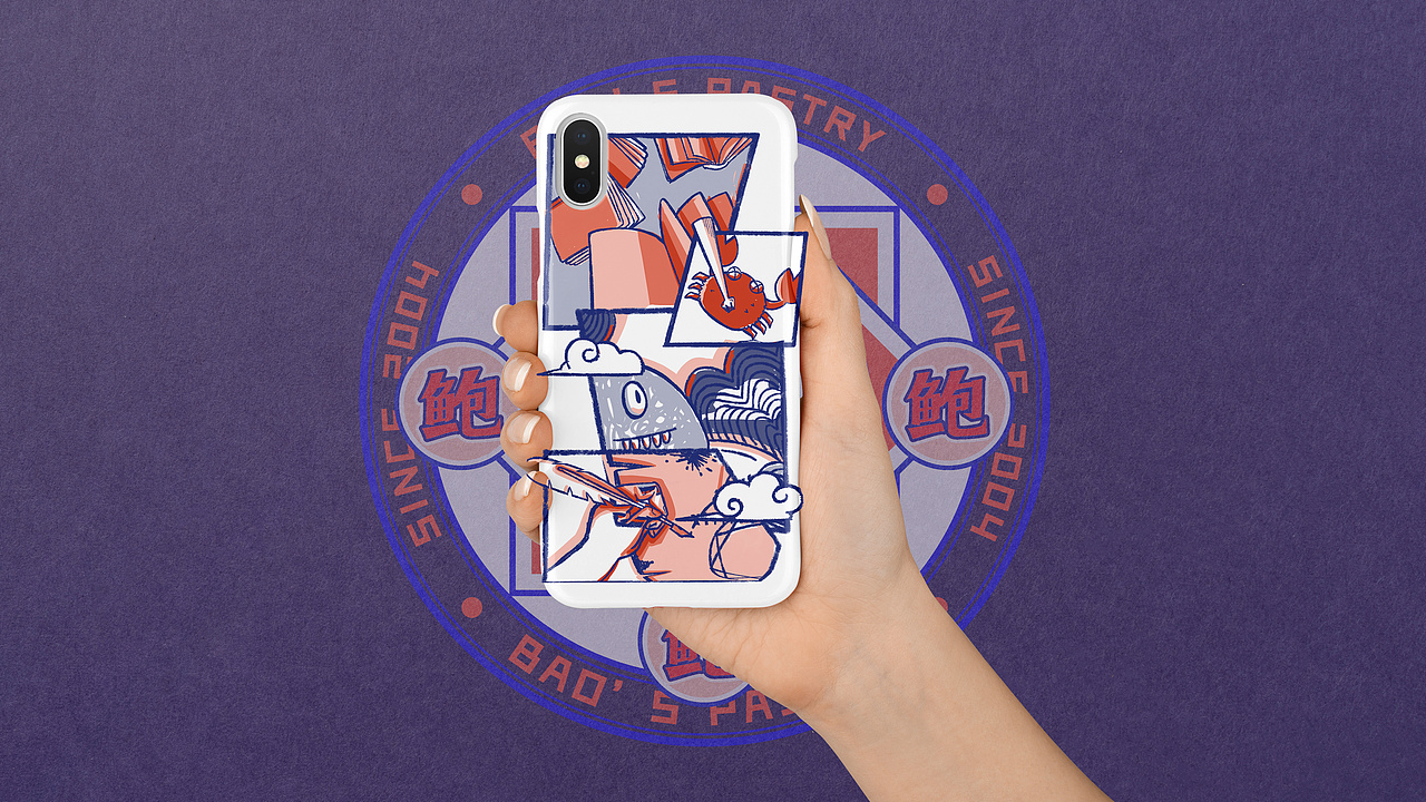 鲍师傅品牌概念形象设计（图ZMTg2NDQyMzk2） - 品牌 - 站酷设计师岸边拾鱼原创素材 - 站酷ZCOOL