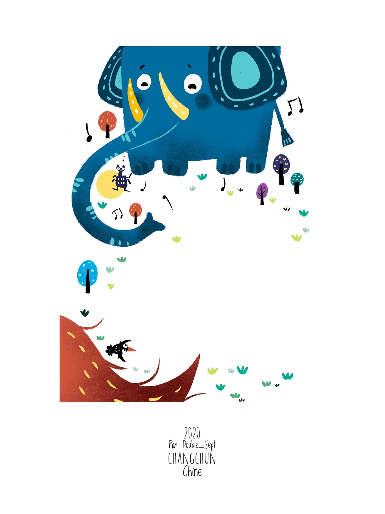 2020儿童插图板绘案例汇总