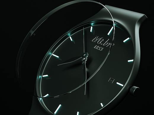 手表详情页建模设计