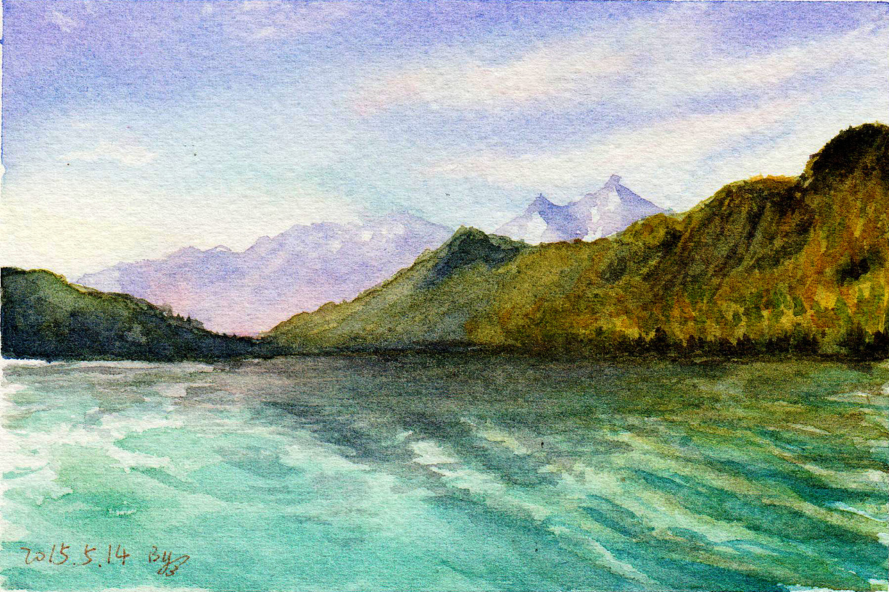 水彩练习——风景2（图ZMzE2MzQ1NTI=） - 绘画 - 站酷设计师ccsttail原创素材 - 站酷ZCOOL