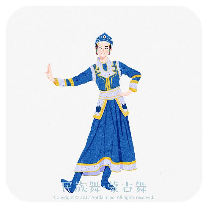 《舞蹈系列》插画