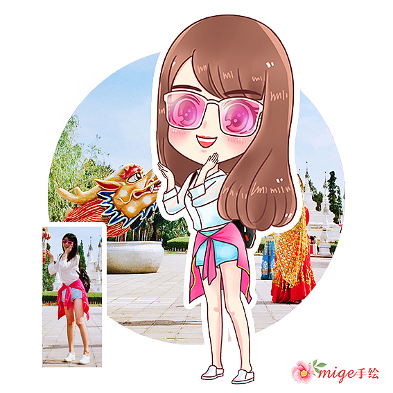 日系Q版手绘定制（图ZMTA0MDMxNTUy） - 艺术插画 - 站酷设计师mige原创素材 - 站酷ZCOOL