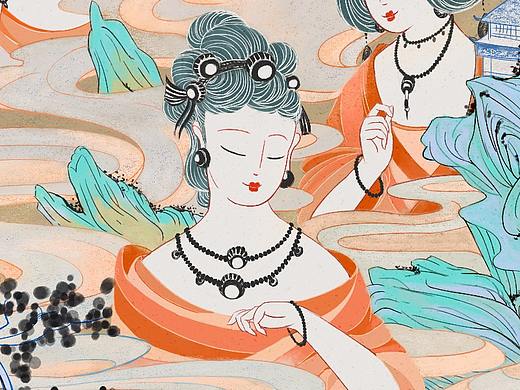 仕女圖線條練習(xí)（個(gè)人主頁(yè)-ZMzc0MDkyMDg=） - 創(chuàng)作習(xí)作 - 站酷設(shè)計(jì)師務(wù)本西原創(chuàng)素材 - 站酷ZCOOL