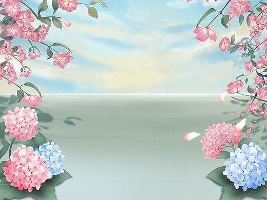 2019明安旭夏季页面插画