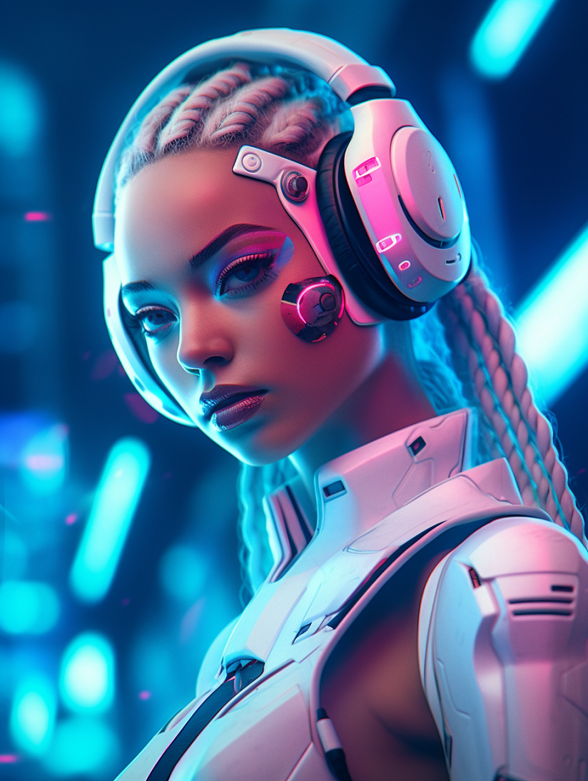 AI | 赛博朋克风（图ZMzQwOTU5ODIw） - 人物/生物 - 站酷设计师joey伊上邪原创素材 - 站酷ZCOOL