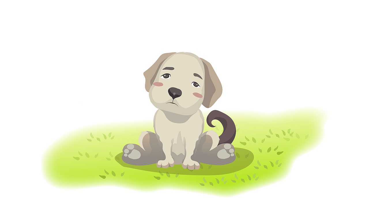 课文插画-不会叫的狗