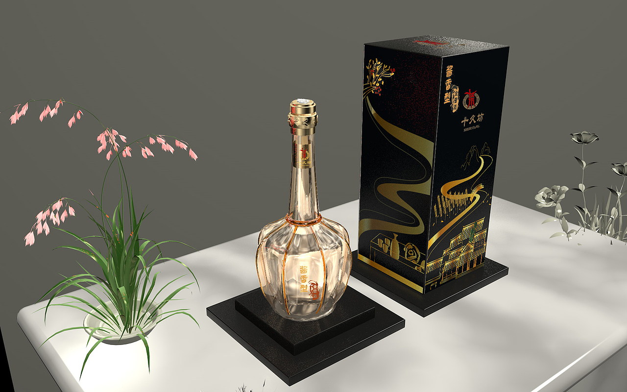 十九坊金酱酒/银酱酒酒包装（图ZMjQ1NzAxNDk2） - 包装 - 站酷设计师kongguyuyu原创素材 - 站酷ZCOOL