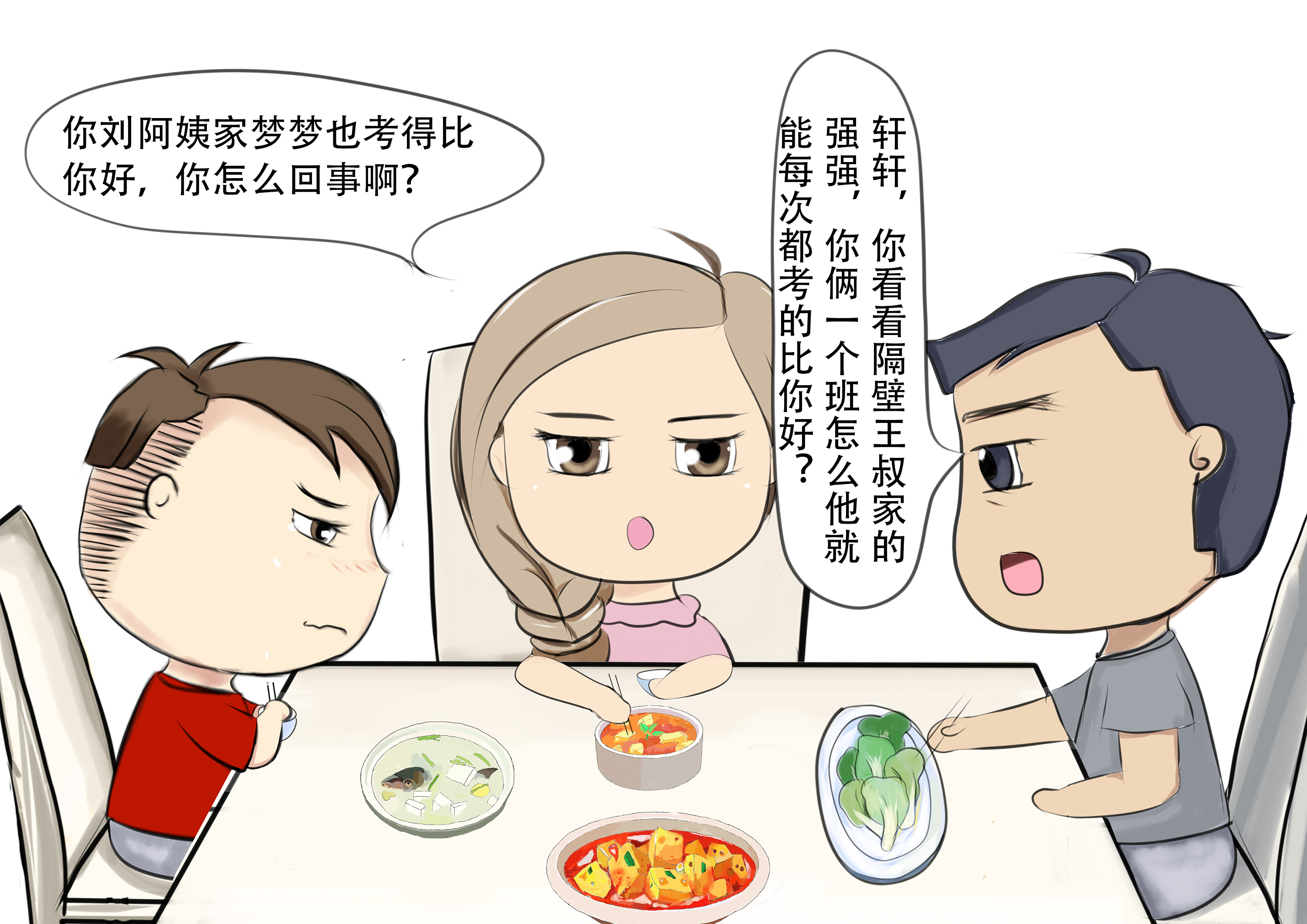 漫画-比较(别人家的孩子)