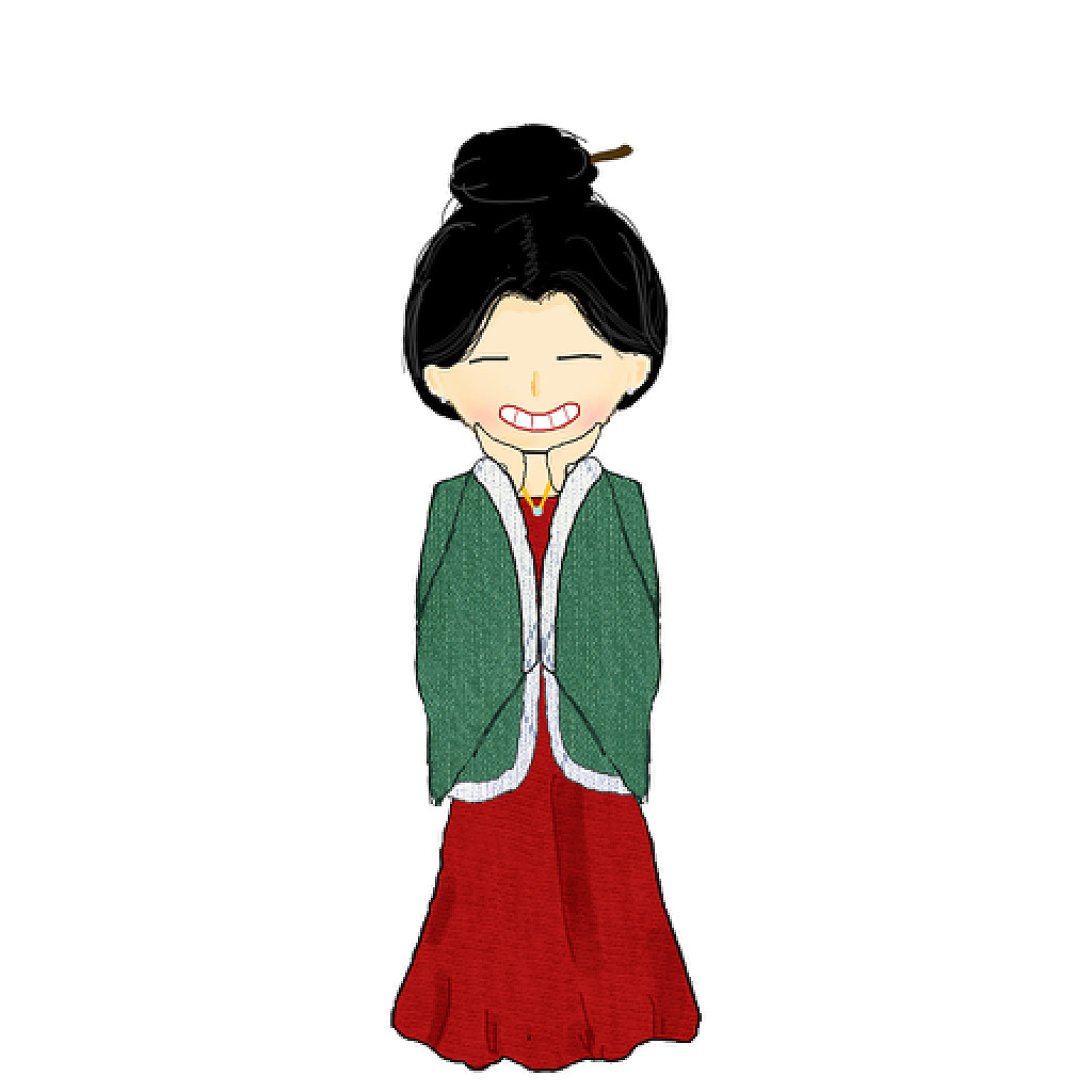 小娘子和呆书生表情