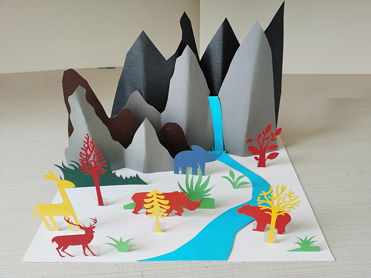 儿童立体纸艺|手工艺|其他手工艺|茶清忆淡菊_原创作品-站酷zcool