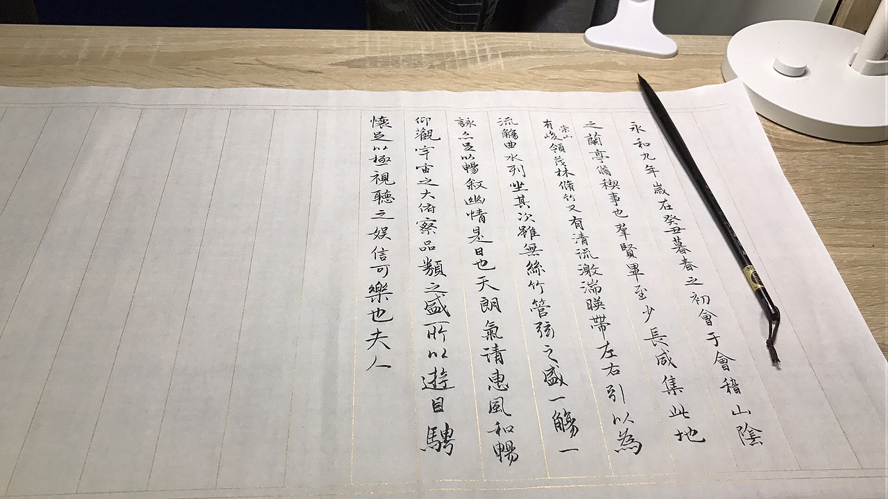 《兰亭集序》练习