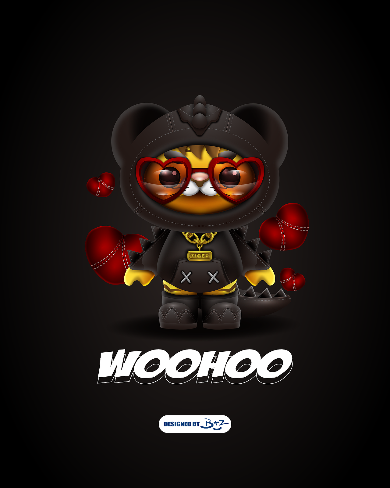 WooHoo小老虎IP设计