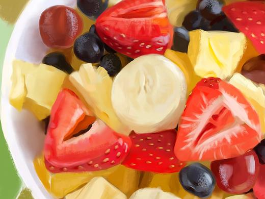 炎炎的夏日送大家一碗水果解解渴~~~