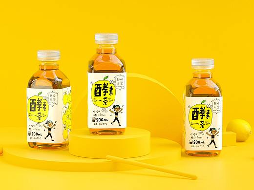 野岭草堂酵素柠檬红茶