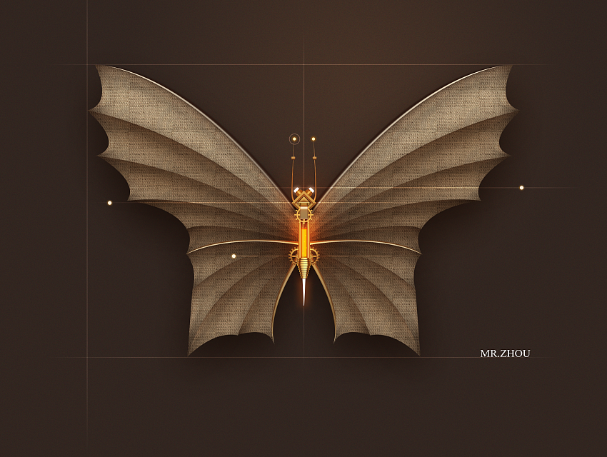 机械蝴蝶（图ZNDEzMzU5NjA=） - 其他UI - 站酷设计师zhoujinxiong原创素材 - 站酷ZCOOL