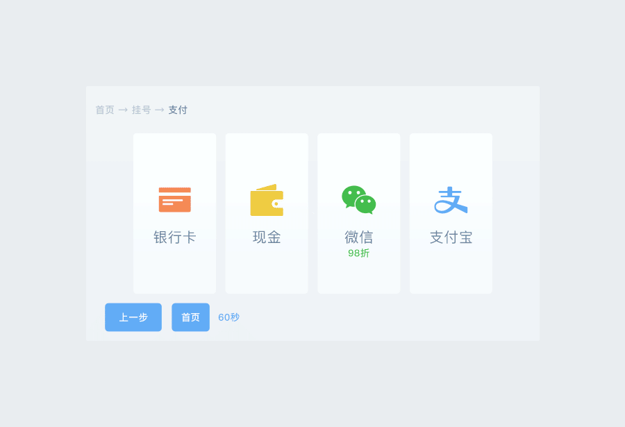 医疗自助机UI戒面（图ZNTUwMTMzNjg=） - 软件界面 - 站酷设计师鸟鸟萌萌哒原创素材 - 站酷ZCOOL