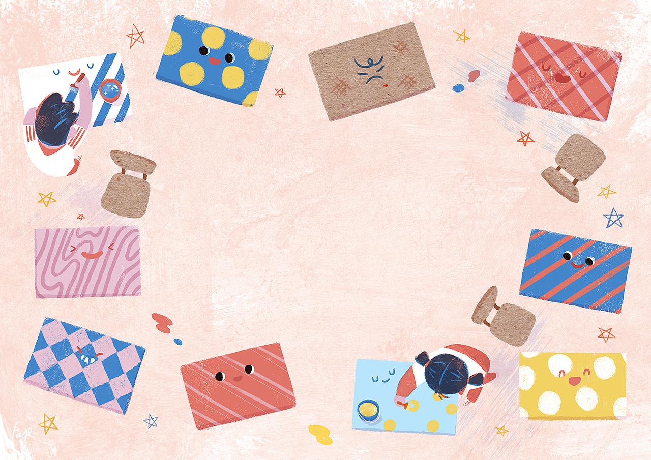 《奇异国突降奇异雹》儿童插画作品（图ZMTE1MTUwNjYw） - 儿童插画 - 站酷设计师吐纸超人原创素材 - 站酷ZCOOL