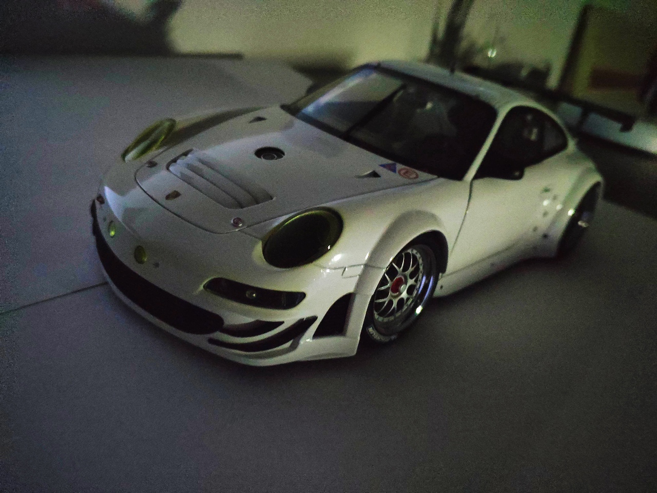 保时捷911(997)GT3R模型摄影