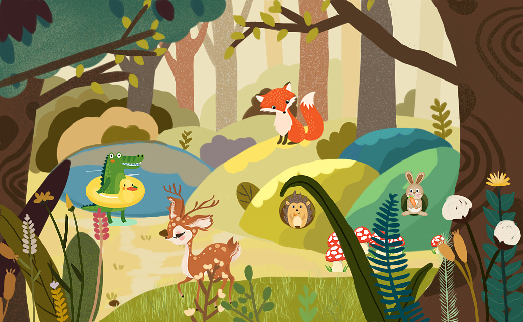 《丛林大冒险》小游戏交互动效（图ZMjY5NTI2MTUy） - 动效设计 - 站酷设计师Whale13原创素材 - 站酷ZCOOL