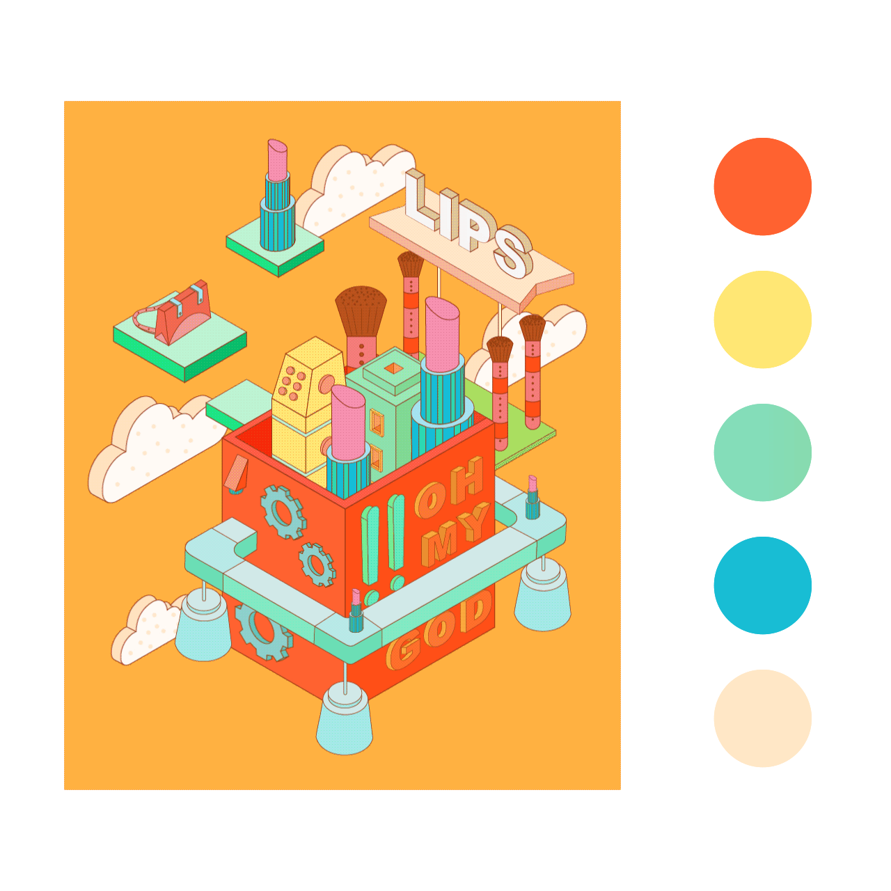 魔法盒子（图ZMTgyNzY1OTUy） - 新锐潮流插画 - 站酷设计师iashley原创素材 - 站酷ZCOOL