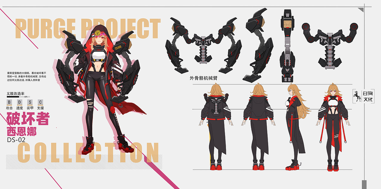 2018年科幻日系设定图系列