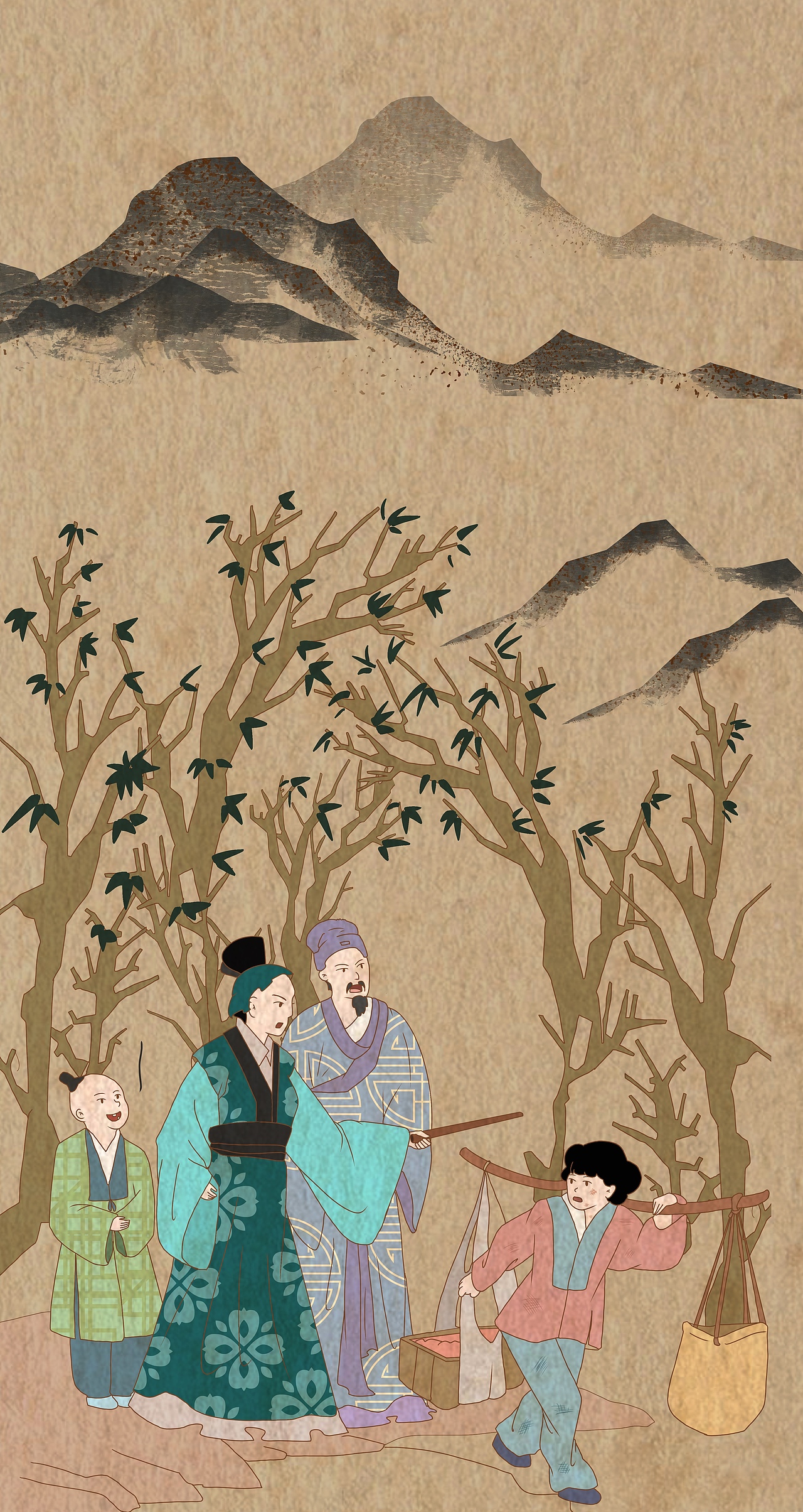 古风古画系列故事（图ZMjgwMDM2MjUy） - 书籍/画册 - 站酷设计师桃花源有个小毛驴原创素材 - 站酷ZCOOL