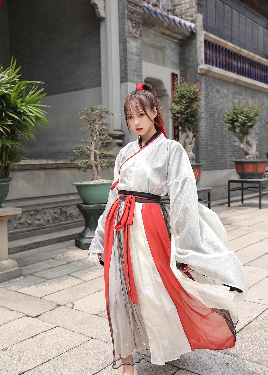 模特小静汉服拍摄古风拍摄古装拍摄