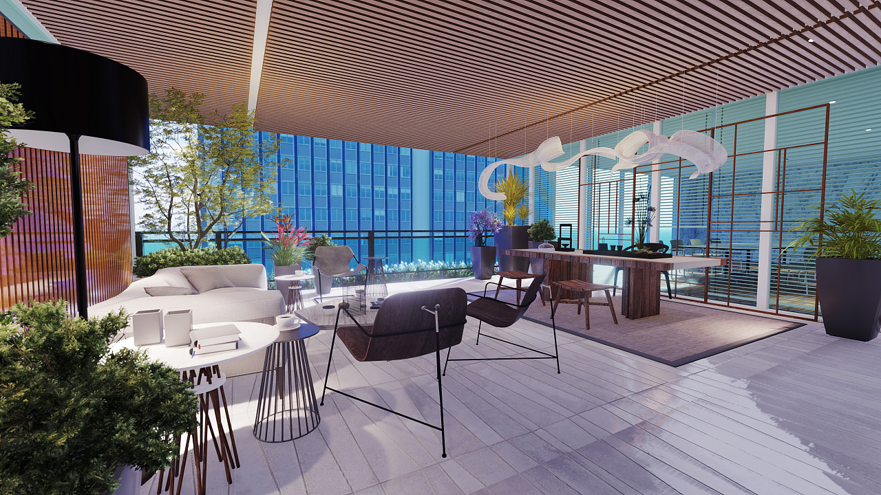 办公楼露台设计