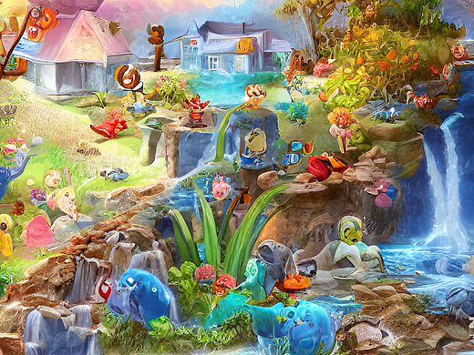 #AI创作实验室#节约用水宣传儿童画