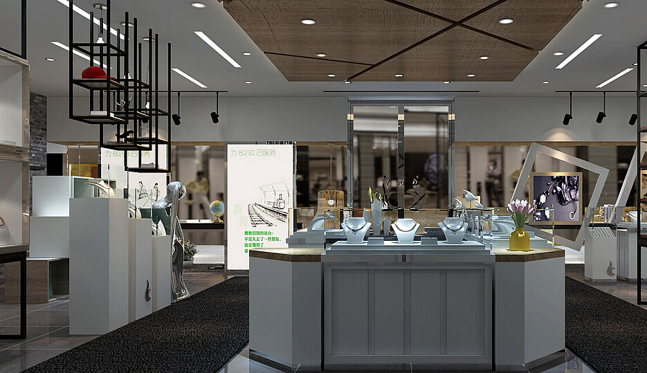 珠宝店设计效果图
