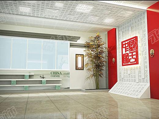 郑州小学校园文化建设-淮河路小学大厅